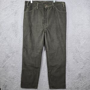 Vintage 90s Levi's 515 Men's Green Straight Leg Denim Size 38 x 30